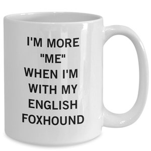 English Foxhound Mug, English Foxhound Gift, English Foxhound Cup, English Foxhound Lover, Dog Gift Baskets, English Foxhound Mom