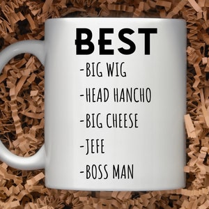 Boss's Day Gifts, Boss's Day Gift Ideas, Gift Ideas for Boss Day, Bass Day Coffee Mug, Boss Day Gift, Boss Mug