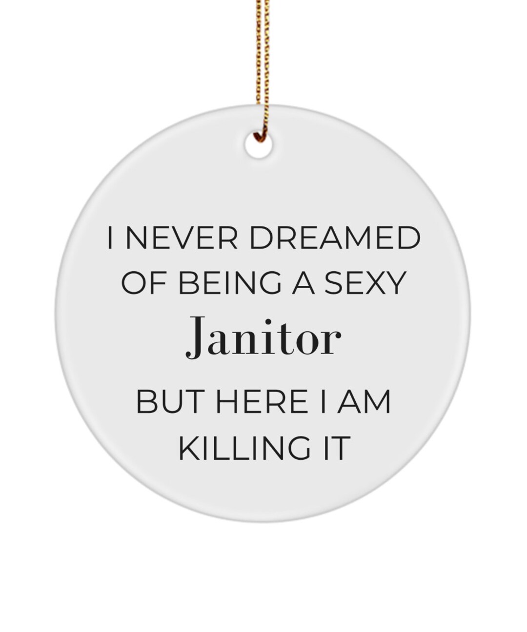 Janitor Gift, Ornament Gifts Appreciation Gift, Coworker Goodbye Gift
