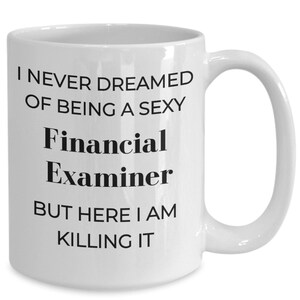 Financial Examiner Gift, Coffee Cup, Appreciation Gift, Coworker Goodbye Gift, Thank You Gift, Gift for Birthday, Accountant, Comptroller