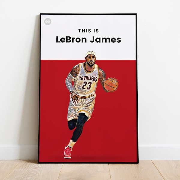 This is LeBron James #4 | Spotify Sports Poster