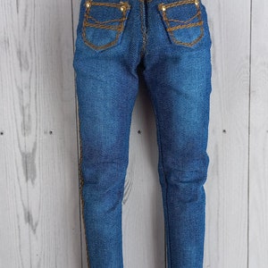 Barbie Doll Jeans, Barbie Doll Clothes, Barbie Doll Outfit, Realistic Jeans for Barbie Doll