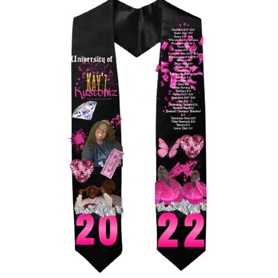 Custom Graduation Stole Etsy
