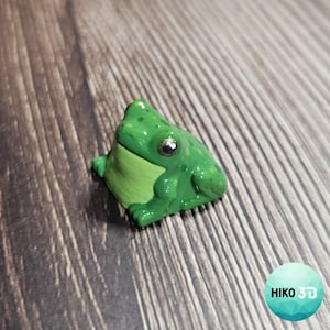 Tecla Green Frog - Tecla artesanal pintada a mano para Cherry MX imagen 3