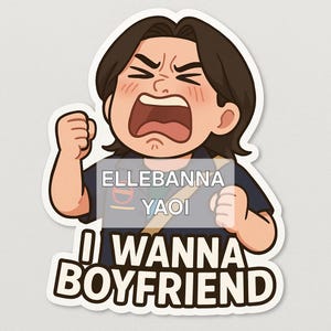 I wanna Boyfriend Stickers. From Perfect 10 Liners.