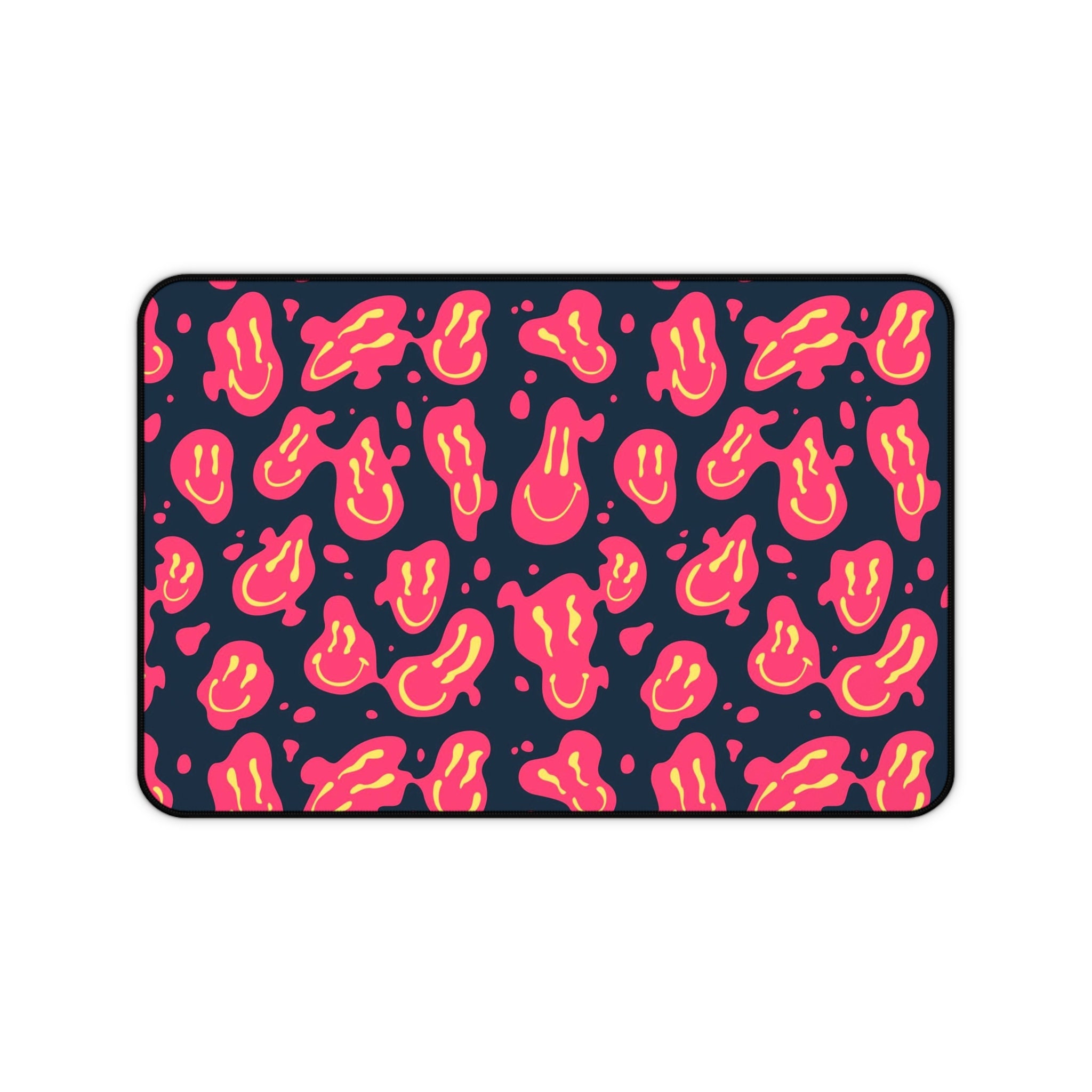 Drippy Smile Face Desk Mat Y2K Aesthetic Desk Accessories Etsy