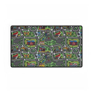 City Teppich Schreibtischmatte Nostalgie Mousepad 90er 2000er Nostalgie Geschenk 90er Mousepad Gaming Mousepad Tastatur Matte Retro Vintage Büro Deko Bild 7