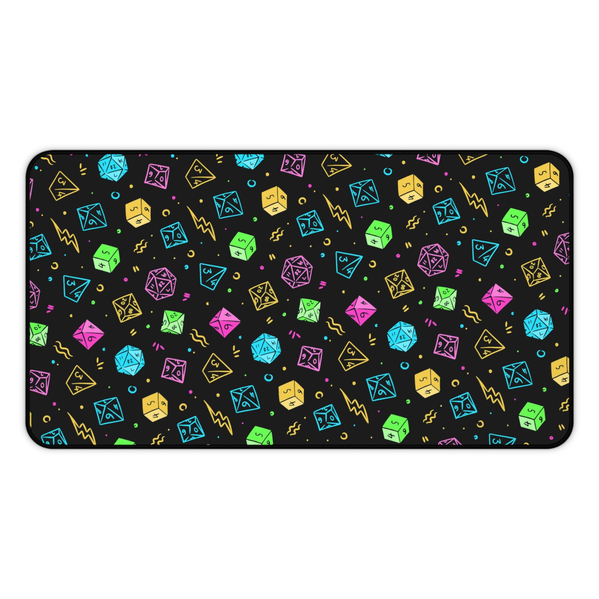 DND Desk Mat, DND Mouse Pad, D20 Dice, Gaming Desk Mat, Fantasy Gaming ...