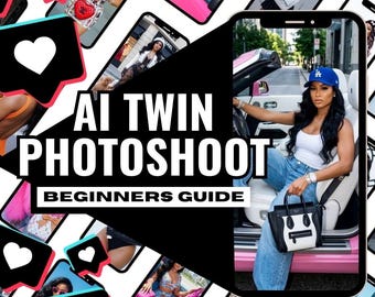 AI Twin Guide for Content Creators | How to Create Influencer-Style AI Photos Using Prompts | Digital Product