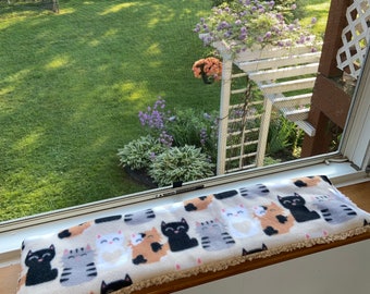 Window sill cat pad 6”/ Pet window cushion/ Sill cushion/ Window cushion/Pet window pillow/ Sill pad