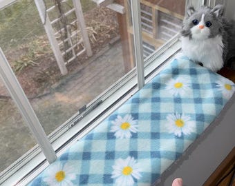 Windowsill cat pad/ 6” sill pad/ shelf pet pad
