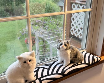 Windowsill pet pad, Catio cushion, Pup window pad