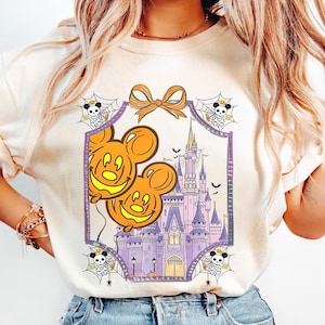Halloween Magical Castle Mouse PNG, Magic Kingdom png, Disneyworld Tee, Magical Castle Tee, Disneyland Vacation Halloween Trip, Digital FIle
