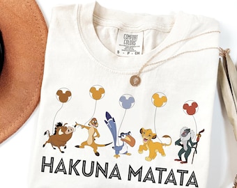 Retro Hakuna Matata Design for Shirt - Mug - Tote Bag - Tumbler, Hakuna Matata png, Hakuna Matata Png, Simba png, Timon png, Pumbaa png