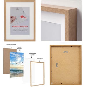 Wohnzimmer Bilderrahmen, Geschenk für Familie, Wandbilder, 3er Familienposter Set , Wandbild Familie, Chaotisch - Laut - Liebenswert Bild 8