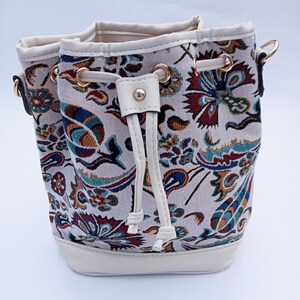 Vintage ryggsäck med orientaliskt mönster – Boho 3-i-1-väska, handväska och axelväska, crossbody-väska i etnisk stil - Orient