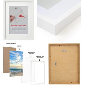 Wohnzimmer Bilderrahmen, Geschenk für Familie, Wandbilder, 3er Familienposter Set , Wandbild Familie, Chaotisch - Laut - Liebenswert Bild 7