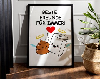 Vintage Toiletten-Schild Aus Metall – 30x20 Cm, Witziger Spruch, Für Bad, Bar Oder Klo