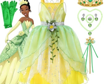 Black Princess Tiana Dress The Princess and the Frog