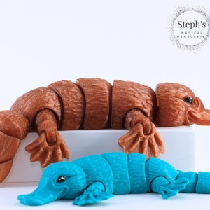 3D Printed Articulated Platypus Toy | Platypus | Articulated Fidget Toy ...