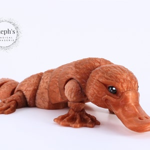 3D Printed Articulated Platypus Toy | Platypus | Articulated Fidget Toy ...