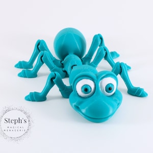 3D Printed Ant | Large Ant | Ant with Attitude | Hand-Painted | Made-To-Order | Articulated Fidget Toy | Flexi Factory