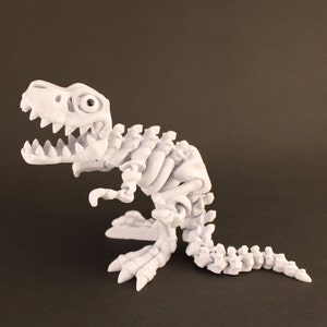 Articulated Tyrannosaurus Toy | Flexi Skeleton Rexi | Flexi Factory | Bone T-Rex | Articulated Fidget Toy