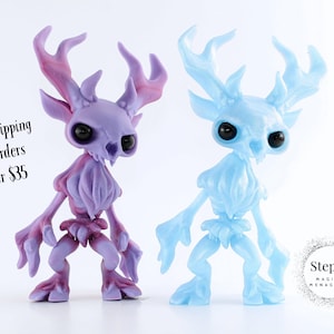 3D Printed Articulated Cryptid Wendigo Made-To-Order Twisty Prints Articulated Fidget Toy image 4
