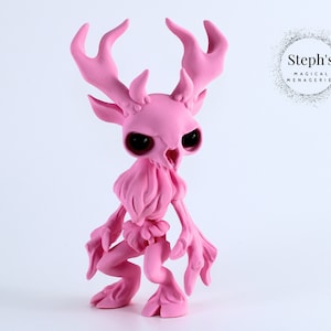 3D Printed Articulated Cryptid | Wendigo | Hand-Painted | Made-To-Order | Twisty Prints | Articulated Fidget Toy