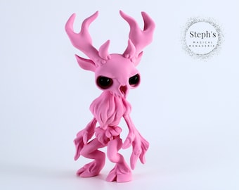 3D Printed Articulated Cryptid | Wendigo | Hand-Painted | Made-To-Order | Twisty Prints | Articulated Fidget Toy