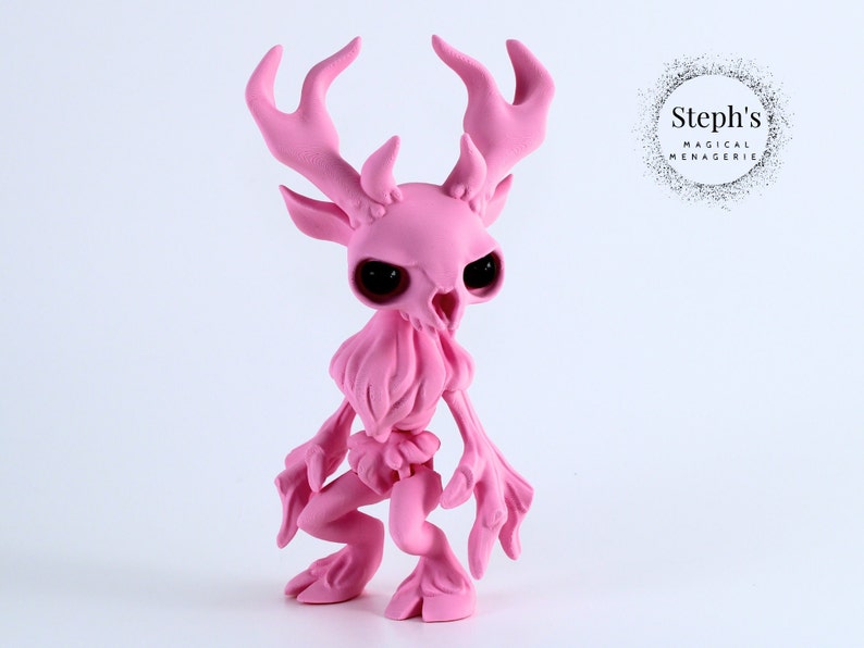 3D Printed Articulated Cryptid Wendigo Made-To-Order Twisty Prints Articulated Fidget Toy image 1