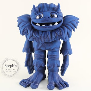 3D Printed Yeti | Yeti | Big Foot | Hand-Painted | Made-To-Order | Flexi Factory | Articulated Fidget Toy