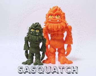 サスカッチ｜未確認生物フィギュア｜手描き｜受注生産｜関節可動式フィジェットトイ｜Flexi Factory正規販売店