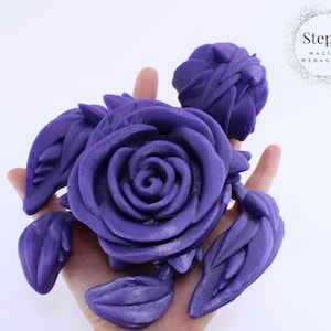 Tortue imprimée en 3D | Tortue rose | Tortue avec une rose | Peint à la main | Sur commande | Jouet articulé articulé | Aile de cendre3D