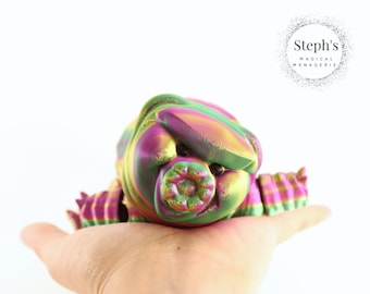 Tardigrade | Micro Animal Figurine | Hand-Painted | Made-To-Order | Articulated Fidget Toy | Authorized MatMire Makes Vendor
