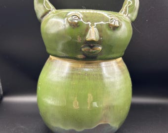 Green Monster Jar