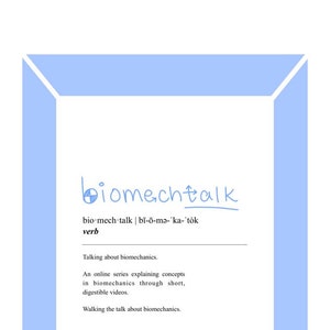 Impressão digital de definição de Biomechtalk | Presente de ciências para estudantes, cartão de presentes de formatura, pôster, citações, arte de parede, física, biologia, major