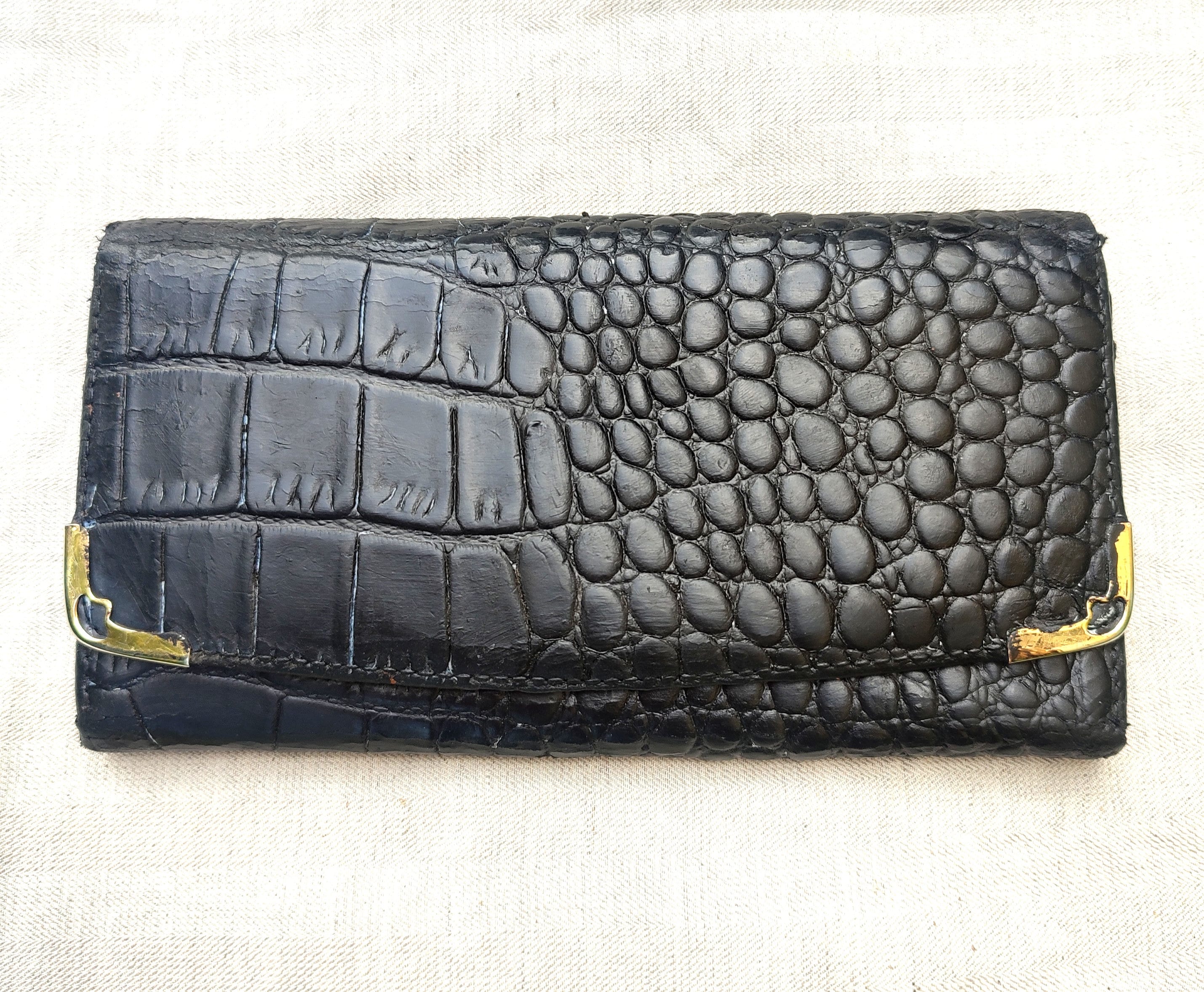 Vintage CARTIER Crocodile Wallet Etsy UK
