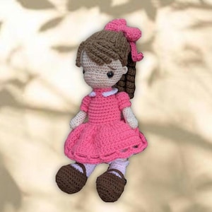 Crochet doll toy Marisa