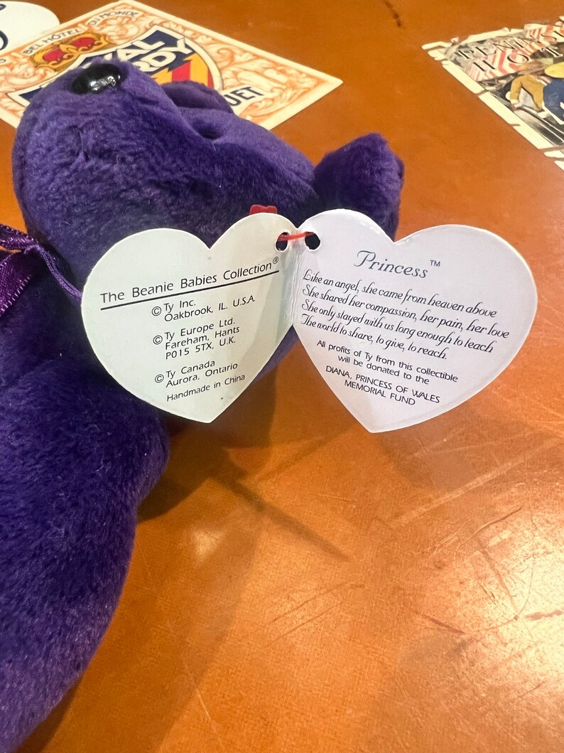 Rare princess diana beanie baby etsy