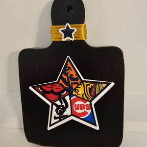Sports Wall Decor / Signs, Father's Day, Chicago Sports Teams, Cubs, Sox, Bulls, Bears, Blackhawks, Bedroom / Man Cave / Office Decor