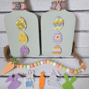 Easter Decor, Decorative Mini Cutting Boards, Easter Eggs, Pastels, Unique Gifts