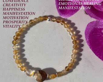 Golden Healer & Citrine bracelet