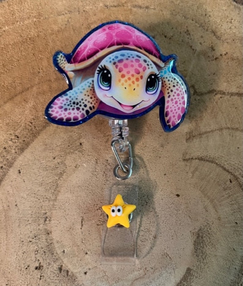 Soleebee 1 Pack Retractable Badge Reel, 24'' Retractable Badge Holder...