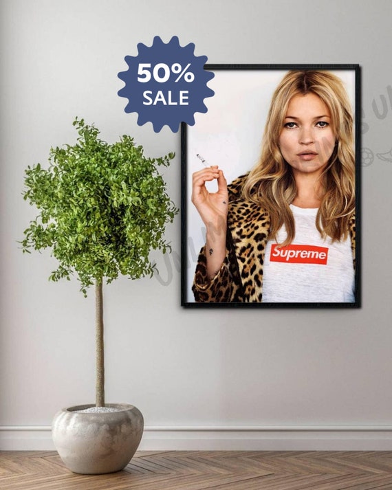 シュプリーム ケイトモスポスター Poster Kate Moss Supreme Photo Kate Moss Supreme Poster Supreme