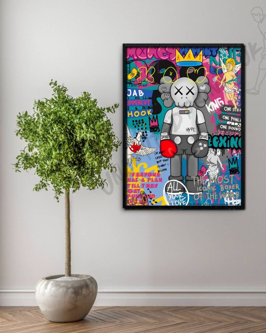 Hypebeast Poster Print Wall Art , Luxury Canvas Wall Art