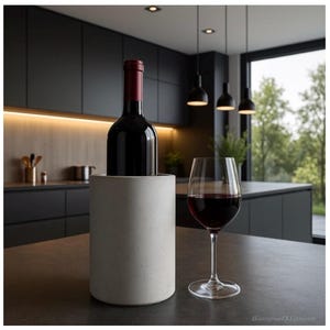 Weinkühler Beton | Flaschenkühler | Sektkühler | Beton | Tischdeko | Hochzeitsgeschenk | Geburtstagsgeschenk | Einzug | Geschenkidee