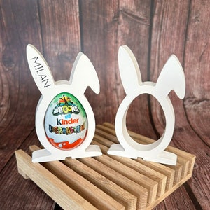 Easter bunny / surprise egg holder / Ü-egg / Easter decoration / Easter gift / children image 1