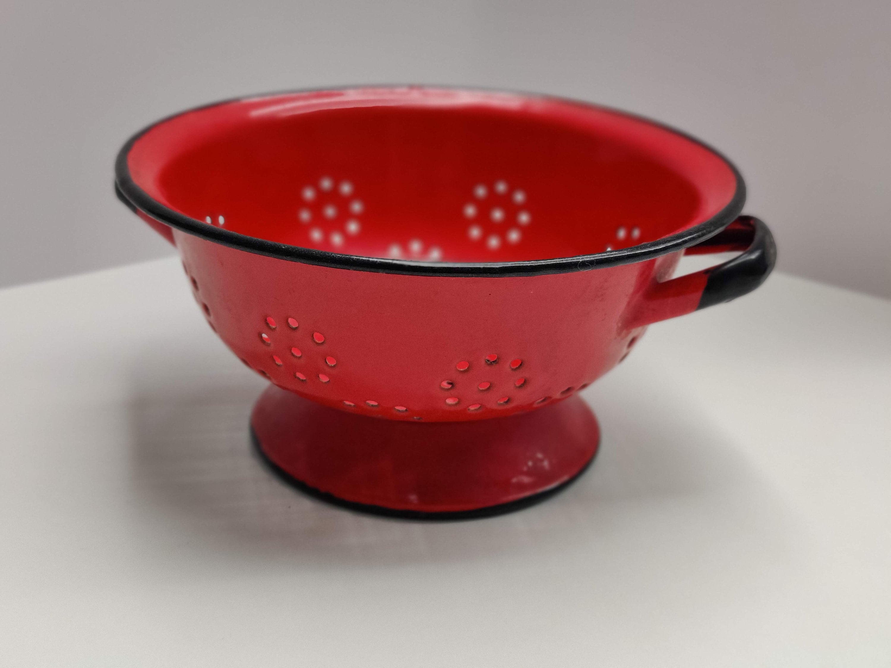 Mini enamel colander deals