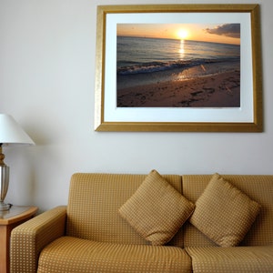 Sunset Wall Art. Beach Wall Art. Coastal Wall Decor. Digital Download.